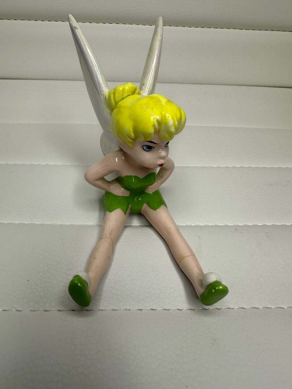 Vintage Disney Tinker Bell Sitting Ceramic Figurine - Picture 6 of 7